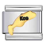 New Personalized English Italian Module Bracelet Titanium Steel Welding Drip Oil DIY Elastic Free Splicing Bracelet New Personalized English Italian Module Bracelet Titanium Steel Welding Drip Oil DIY Elastic Free Splicing Bracelet