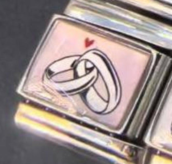 New Double Ring Series Laser Engraved Italian Module Bracelet Stainless Steel DIY Fashion Bracelet New Double Ring Series Laser Engraved Italian Module Bracelet Stainless Steel DIY Fashion Bracelet