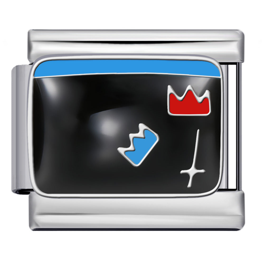 New Nail Art Series Titanium Steel Strap Chain Gold Plated Welding Drip Oil DIY Italian Module Bracelet Accessories Jewelry New Nail Art Series Titanium Steel Strap Chain Gold Plated Welding Drip Oil DIY Italian Module Bracelet Accessories Jewelry