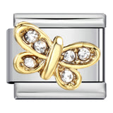 New Diamond Inlaid Titanium Steel Welding Drip Oil DIY Italian Module Bracelet Italian Charm Bracelet New Diamond Inlaid Titanium Steel Welding Drip Oil DIY Italian Module Bracelet Italian Charm Bracelet