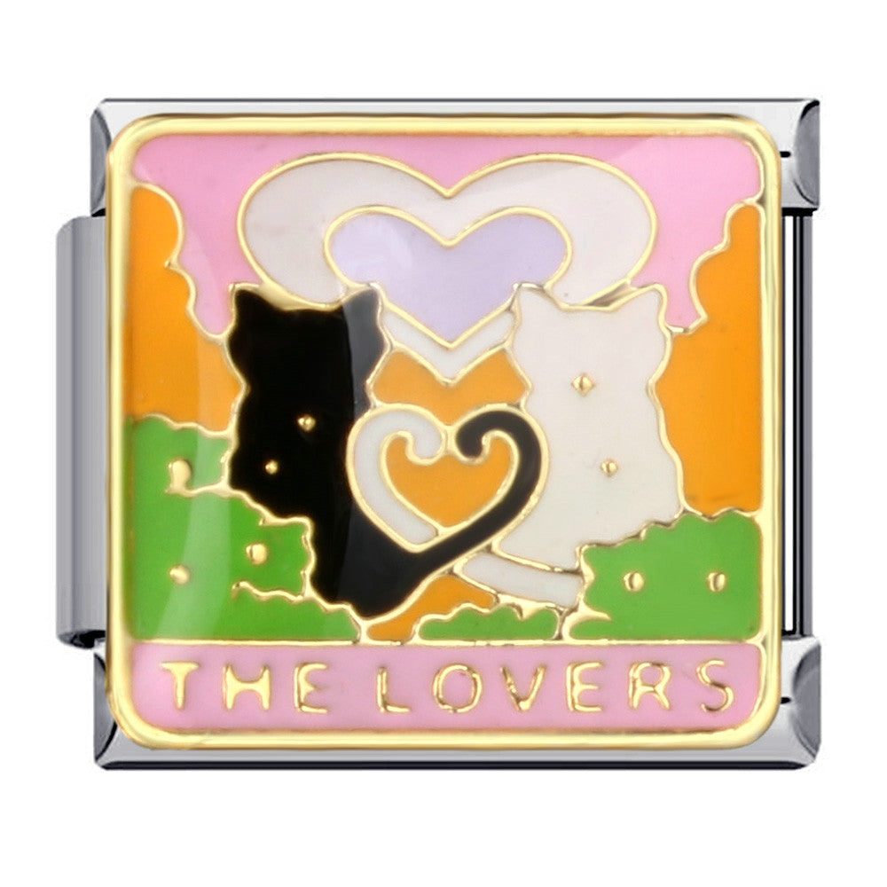 Cross Border Hot Selling Cute Pet Series Titanium Steel Welding Drip Oil Wristband Cartoon DIY Italian Module Bracelet Wholesale Cross Border Hot Selling Cute Pet Series Titanium Steel Welding Drip Oil Wristband Cartoon DIY Italian Module Bracelet Wholesale