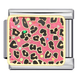 European and American Cross-border Italian Module Bracelet DIY Titanium Steel Welding Pattern Gold-plated Drip Oil Bracelet Accessories Wholesale European and American Cross-border Italian Module Bracelet DIY Titanium Steel Welding Pattern Gold-plated Drip Oil Bracelet Accessories Wholesale