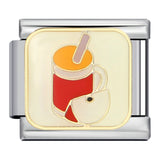 New Thanksgiving Series DIY Bracelet Stainless Steel Italian Module Bracelet Titanium Steel Welded Drip Oil Strap Chain New Thanksgiving Series DIY Bracelet Stainless Steel Italian Module Bracelet Titanium Steel Welded Drip Oil Strap Chain