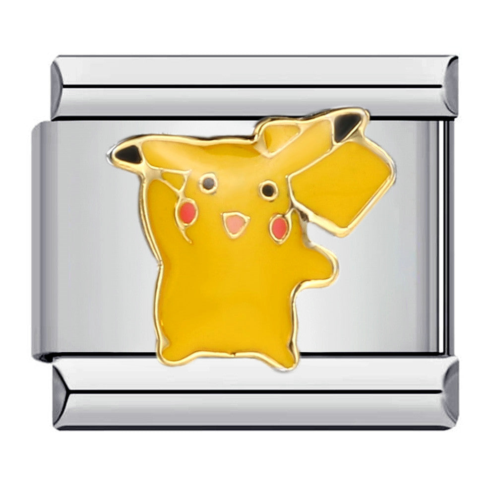 Cute Animal Titanium Steel Gold Plated Italian Charm Bracelet Customizable DIY Jewelry for Women Cute Animal Titanium Steel Gold Plated Italian Charm Bracelet Customizable DIY Jewelry for Women