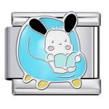 Cute Cartoon Character Series Titanium Steel Welding Drip Oil DIY Bracelet Italian Module Bracelet Accessories Wholesale Cute Cartoon Character Series Titanium Steel Welding Drip Oil DIY Bracelet Italian Module Bracelet Accessories Wholesale