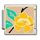 Flower Series Italian Module Bracelet Stainless Steel Welding Gold Plating Drip Oil DIY Elastic Bracelet Accessories Wholesale Flower Series Italian Module Bracelet Stainless Steel Welding Gold Plating Drip Oil DIY Elastic Bracelet Accessories Wholesale