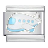 Italian Module Bracelet Fashion Drip Oil Titanium Steel Bracelet DIY Strap Chain Children's Toy Gift Wholesale Italian Module Bracelet Fashion Drip Oil Titanium Steel Bracelet DIY Strap Chain Children's Toy Gift Wholesale