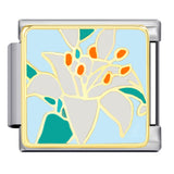 Flower Series Italian Module Bracelet Stainless Steel Welding Gold Plating Drip Oil DIY Elastic Bracelet Accessories Wholesale Flower Series Italian Module Bracelet Stainless Steel Welding Gold Plating Drip Oil DIY Elastic Bracelet Accessories Wholesale