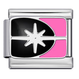 Cross Border Hot Selling Italian Module Bracelet Titanium Steel Drip Oil Welding Pattern DIY Watch Strap Chain Bracelet Wholesale Cross Border Hot Selling Italian Module Bracelet Titanium Steel Drip Oil Welding Pattern DIY Watch Strap Chain Bracelet Wholesale