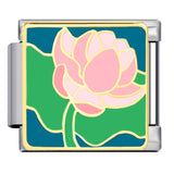 Flower Series Italian Module Bracelet Stainless Steel Welding Gold Plating Drip Oil DIY Elastic Bracelet Accessories Wholesale Flower Series Italian Module Bracelet Stainless Steel Welding Gold Plating Drip Oil DIY Elastic Bracelet Accessories Wholesale