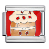 New Stainless Steel Welding Drip Oil DIY Bracelet Italian Module Bracelet Colorful Pattern Personalized Splicing Bracelet New Stainless Steel Welding Drip Oil DIY Bracelet Italian Module Bracelet Colorful Pattern Personalized Splicing Bracelet