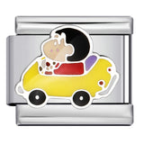 New Cartoon Character Italian Modular Bracelet Stainless Steel Welded DIY Stretch Link Bracelet New Cartoon Character Italian Modular Bracelet Stainless Steel Welded DIY Stretch Link Bracelet