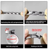 bracelets Pulseras con dijes italianos, cadena básica DIY, brazalete de acero inoxidable, módulos ensamblados versátiles, regalo Ideal, Universal, 9mm, envío directo