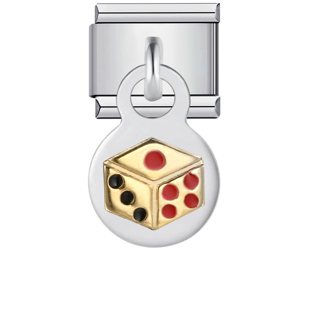 Italian Charm Module Bracelet Single Hook Pendant Series Stainless Steel Elastic Splicing Strap Chain