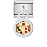 Italian Charm Module Bracelet Single Hook Pendant Series Stainless Steel Elastic Splicing Strap Chain