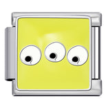 New Titanium Steel Welded Cartoon Italian Modular Bracelet Fashion DIY Stretch Bangle Splice Strap Chain