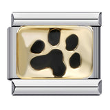 Cute Animal Titanium Steel Gold Plated Italian Charm Bracelet Customizable DIY Jewelry for Women