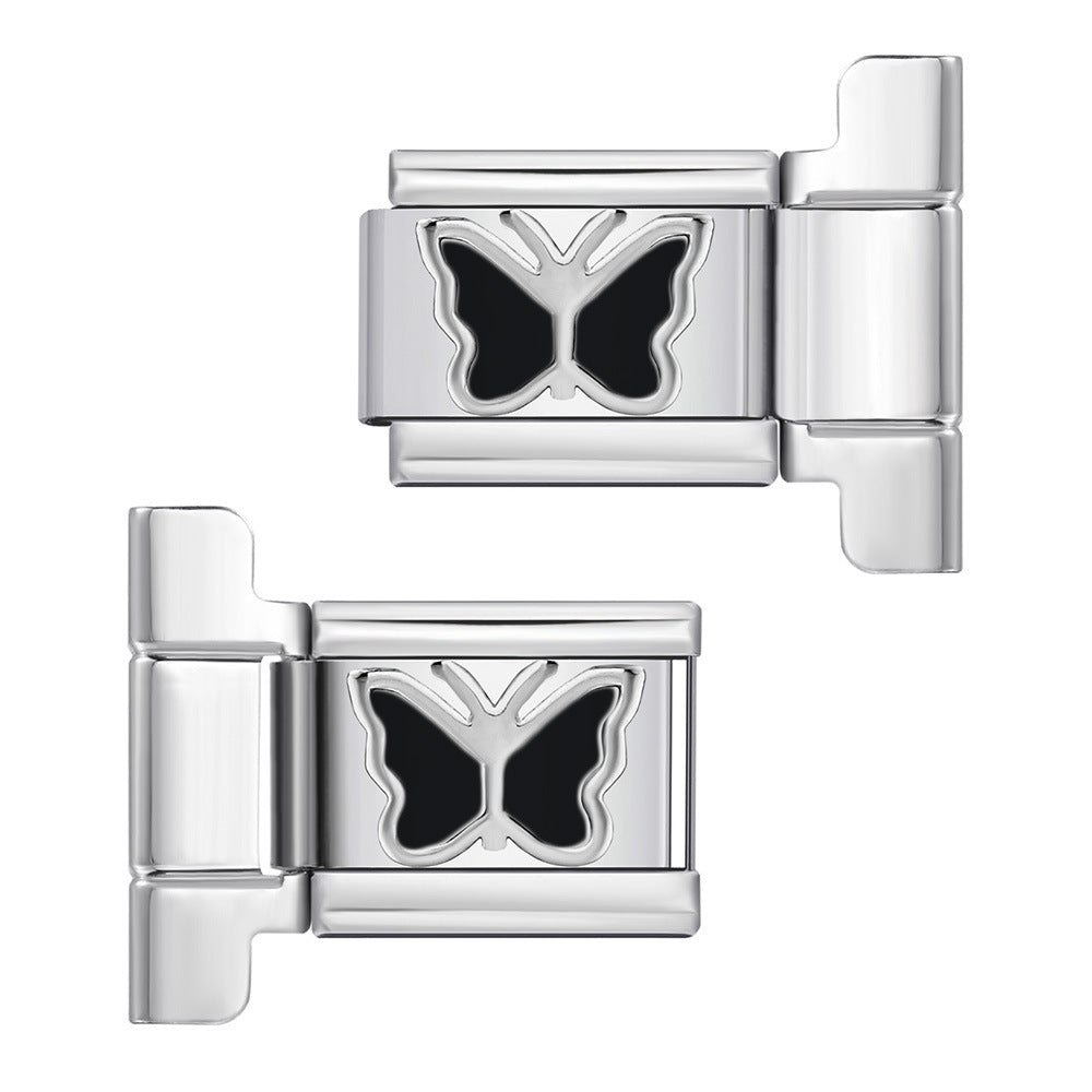 New Oil Drop Pattern DIY Watch with Connector Italian Module Bracelet Assembly and Splicing Bracelet Tool