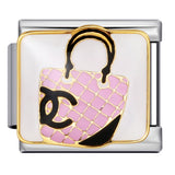 Exquisite Bag Series Italian Module Bracelet Color Welding Pattern DIY Personalized Bracelet Valentine's Day Gift