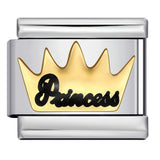 New Personalized English Italian Module Bracelet Titanium Steel Welding Drip Oil DIY Elastic Free Splicing Bracelet