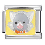 Italian Module Bracelet Stainless Steel Welding Drip Oil Animal Pattern DIY Free Splicing Combination Bracelet Accessories