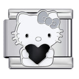 New Cute Cartoon Pattern Italian Module Bracelet Titanium Steel Gold Plated Welding DIY Strap Chain Bracelet