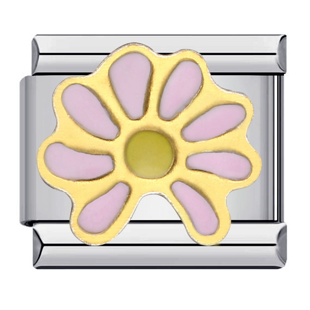 Italian Module Bracelet From The Vivid World Collection Titanium Steel Welded Drip-Oil Cuff, DIY Elastic Splice Watch Band Chain