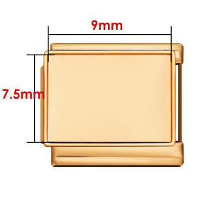 New Photo Empty Base Italian Module Bracelet Round Heart Shaped Titanium Steel DIY Free Splicing Bracelet Accessories