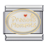 New Warm Mother's Day Series Bracelet Titanium Steel Gold Plated Welding Pattern DIY Italian Module Bracelet