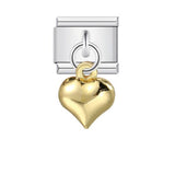 Charm Pendant Italian Module Bracelet Single Shell Pearl Titanium Steel Strap Chain Italian Charms