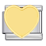 New Photo Empty Base Italian Module Bracelet Round Heart Shaped Titanium Steel DIY Free Splicing Bracelet Accessories