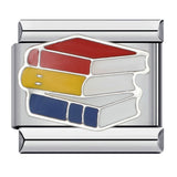 Music Hobby Series Stainless Steel Italian Module Bracelet Titanium Steel Welded Pattern DIY Bangle Wholesale