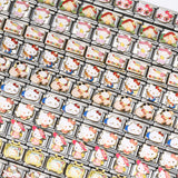 Cute Cartoon Cat Titanium Steel Welded Drip Bracelet DIY Italian Modular Charm Friendship Gift for Besties