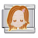 Italian Module Bracelet Fashion Drip Oil Titanium Steel Bracelet DIY Strap Chain Children's Toy Gift Wholesale