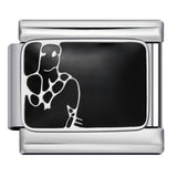 New Nail Art Series Titanium Steel Strap Chain Gold Plated Welding Drip Oil DIY Italian Module Bracelet Accessories Jewelry