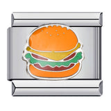 Delicious Food Italian Module Bracelet New Titanium Steel Welding Drip Oil Cartoon DIY Splicing Bracelet