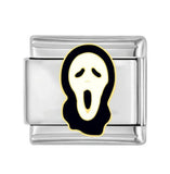 Halloween Element Fashion Module Bracelet Titanium Steel Hook Drip Oil DIY Pendant Italian Jewelry Accessories