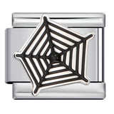 Black Gold Plated Cartoon DIY Italian Modular Bracelet Unique Welded Pattern Stainless Steel Bangle