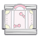 New Cute Cartoon Pattern Italian Module Bracelet Titanium Steel Gold Plated Welding DIY Strap Chain Bracelet