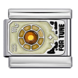 Tarot Series Italian Modular Bracelet DIY Welding Drip Oil Stretch Stainless Steel Chain