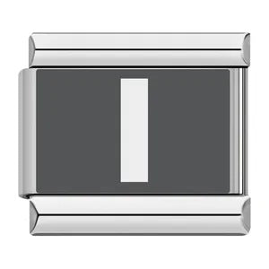 Laser Engraved 26 English Letters Italian Module Bracelet Stainless Steel Bracelet Italian Bracelet