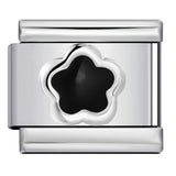 New Petal Stamping Series DIY Italian Module Bracelet Titanium Steel Gold Plated Drip Oil Splicing Strap Chain