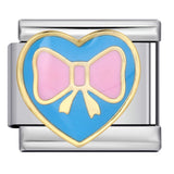 Hot Sale Personalized Titanium Steel Gold-plated Drip Oil Bracelet, DIY Italian Modular Bracelet, Little Girl's Gift.