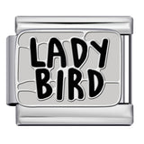 New DIY Italian Module Bracelet Titanium Steel Drip Oil Welding Pattern Strap Chain Fashion Splicing Strap Chain