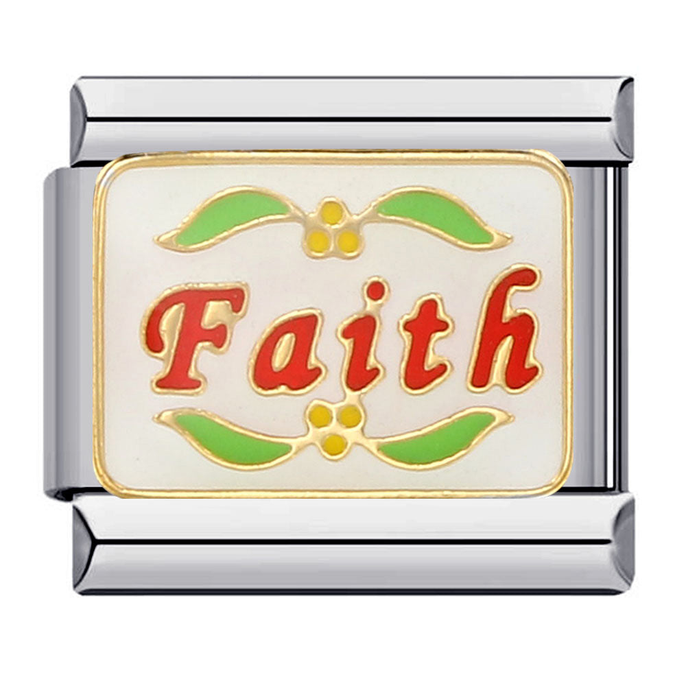 New Stainless Steel Welding Drip Oil Cartoon DIY Italian Module Bracelet Italian Module