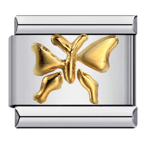 Titanium Steel Gold Silver Stamping Pattern DIY Italian Module Bracelet Italian Charm Bracelet