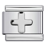 New Digital Symbol Series Italian Module Bracelet Stainless Steel Stamping DIY Elastic Bracelet Accessories Wholesale