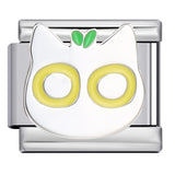 Pet Crowd Elements Italian Module Bracelet Welding Pattern Drip Oil DIY Elastic Splicing Stainless Steel Bracelet