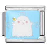 Cross Border Halloween Italian Module Bracelet Gothic Titanium Steel Welding Drip Oil DIY Bracelet