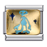 Stainless Steel Welding Drip Oil Animal DIY Italian Module Bracelet Italian Charm Bracelet